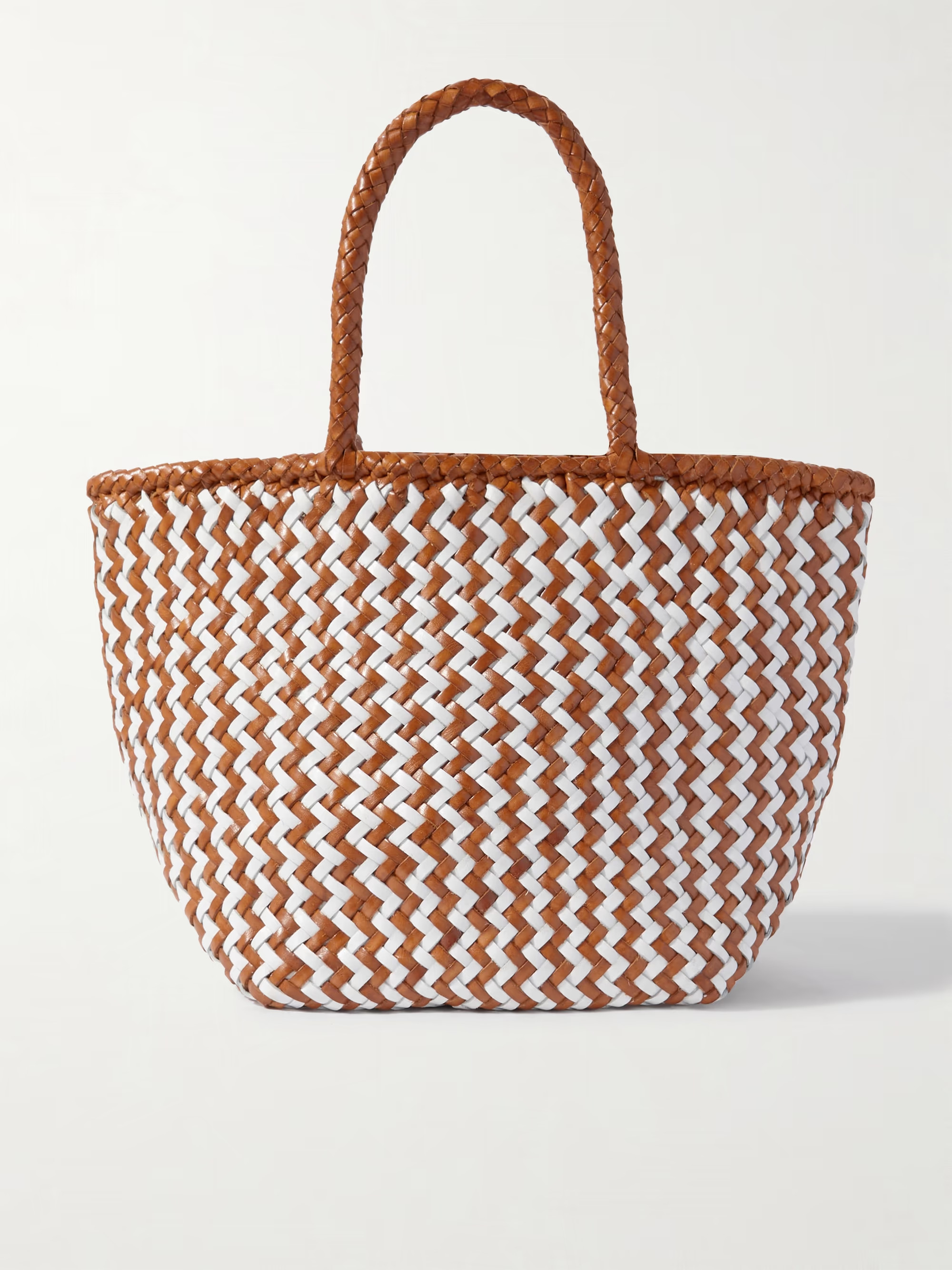 DRAGON DIFFUSIONGrace small woven leather tote | NET-A-PORTER APAC