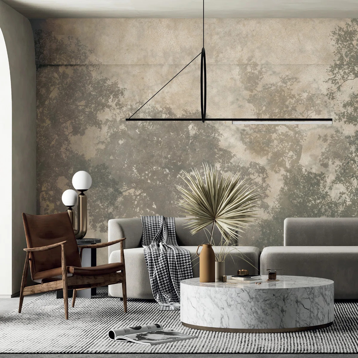 Ethereal Forest Mist Wallpaper Mural | Wayfair North America