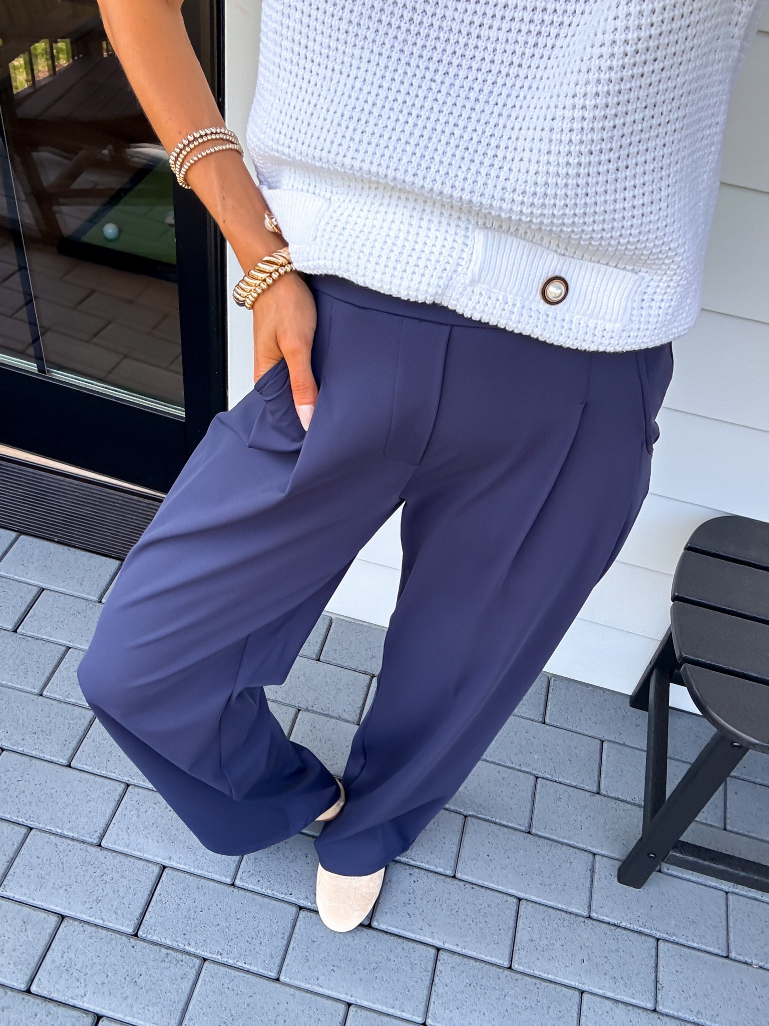 Workwear Basics - wearing xsmall pants with a 31 inch inseam. Come in lengths! I’m 5’6” for reference. Wearing a small top

#LTKgrwm #LTKWorkwear #LTKmorningroutine