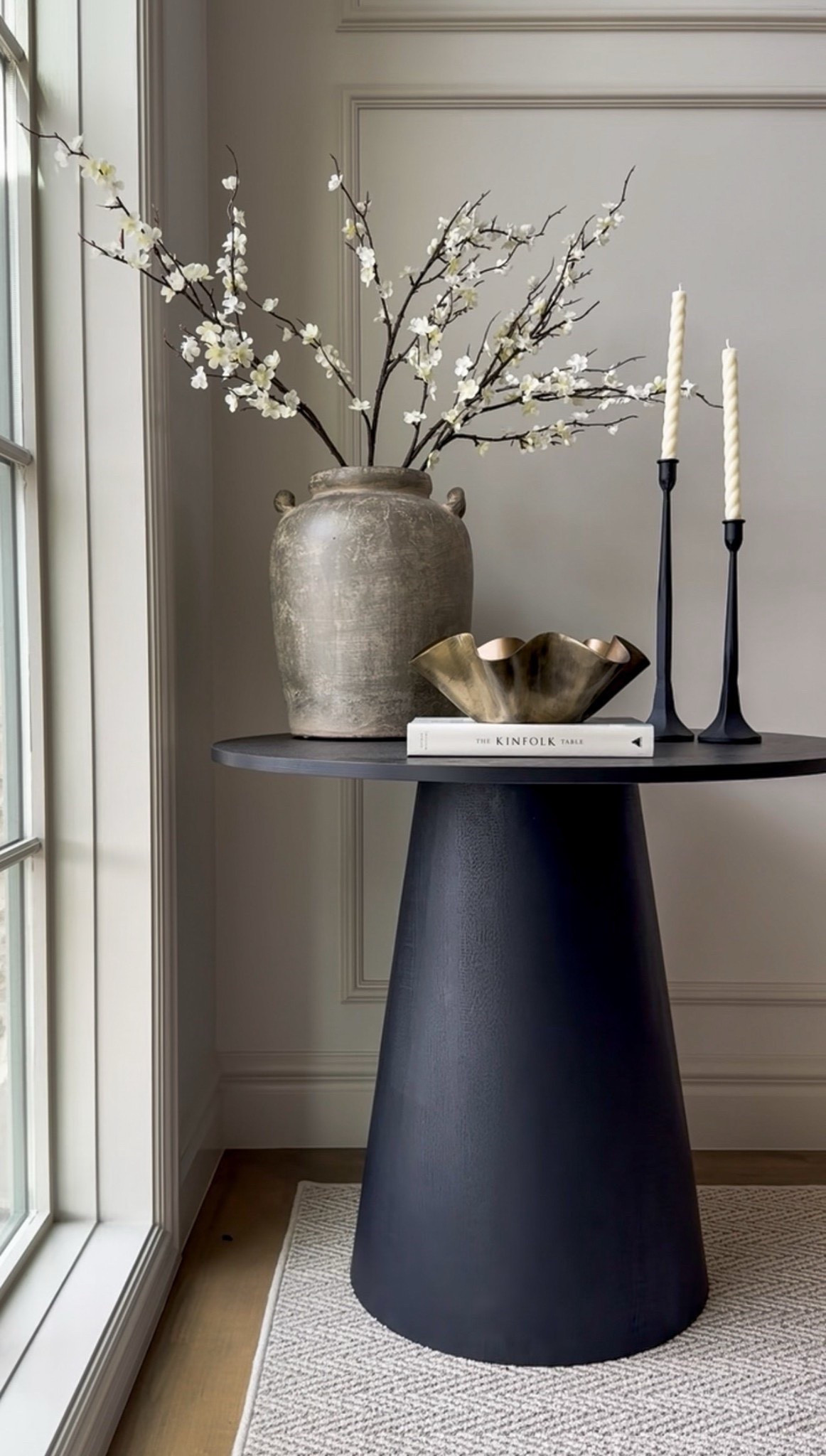 This Wayfair round black pedestal is always one of my most requested pieces for good reason!  It’s got classic shape with modern flair, and a touch of drama. Perfect at my stair landing, but would elevate nearly any open space. Tagging all of my Wayfair entryway favorites for you! #homeinspiration #homedesignideas #newhomedecor #customhomedesign #interiorstyled #ltkit #interiordesigninspiration #traditionalhome #livingroomdesign #officedesign #bedroomdesign #wayfair

black pedestal table, round pedestal table, black round table, pedestal dining table, round dining table black, black pedestal dining table

#LTKSeasonal #LTKFindsUnder50 #LTKHome