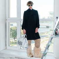 90's Vintage Classy Minimalistic Trench Coat in Smooth Black | Etsy (UK)