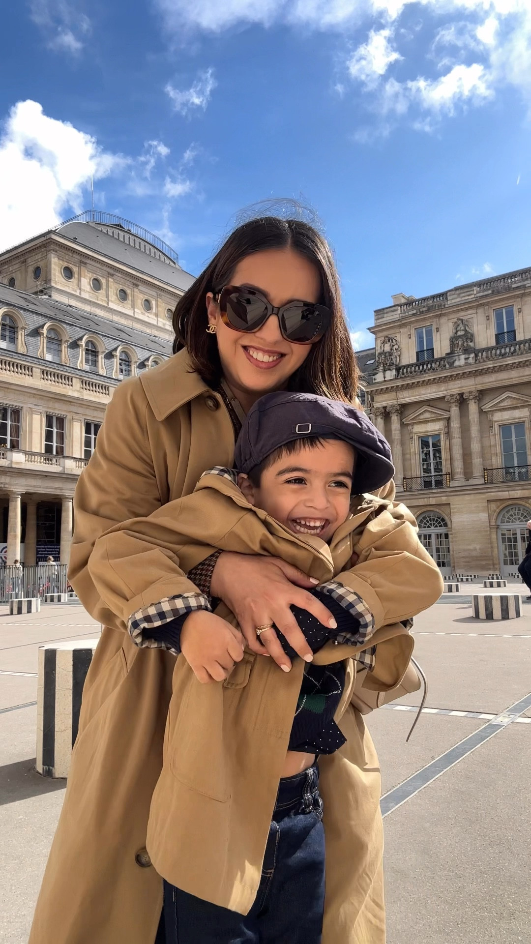 Happiness in 10 seconds 🤎

• trench coat is size 34/2US ( I sized down one size) if you are not petite like me then I’d suggest to choose your usual size 
• navy blouse is size 36/4US (true to size) 
• dark jeans are 28/6US (True to size) 
• Houndstooth blazer is size 36/4US (size up if you plan to layer)
• Shoes are 36 for my 36 

My son’s trench coat is size 4Y (a little oversized and there is plenty of room to grow) 

#LTKU #LTKStyleTip #LTKWatchNow