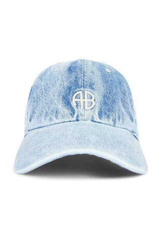 ANINE BING Jeremy Baseball Cap in Blue Denim from Revolve.com | Revolve Clothing (Global)