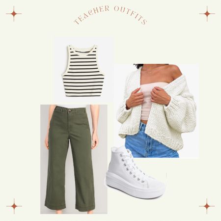 Teacher outfit, teacher style, casual outfit, old navy, amazon, converse, H&M 

#LTKstyletip #LTKFind #LTKfit