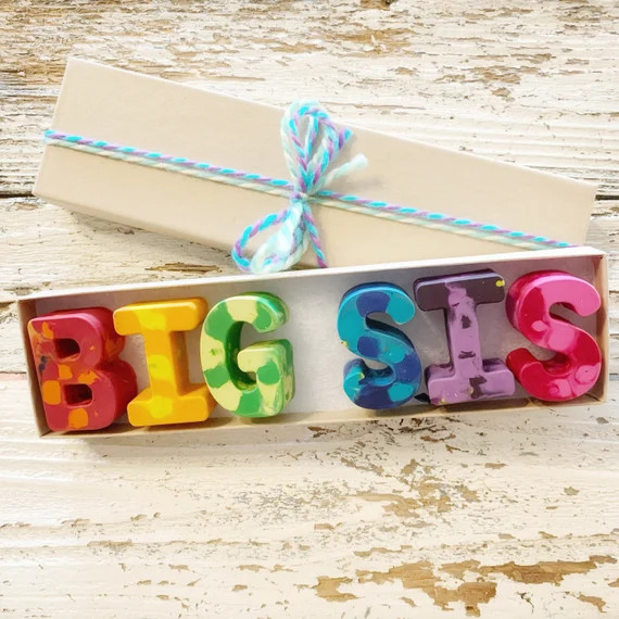 Big Sister Gift/ Big Brother Gift/ Sibling Announcement/ /Crayons/ Kids Gift/toy/ Big Sibling Gif... | Etsy (US)