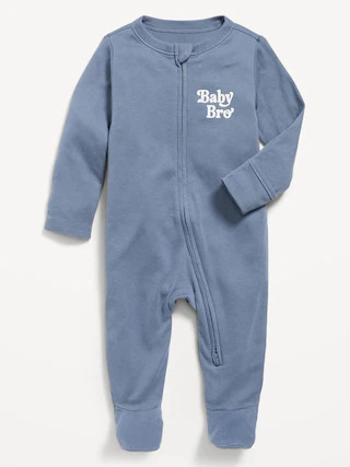 2-Way-Zip Sleep & Play Footed One-Piece for Baby | Old Navy (US)