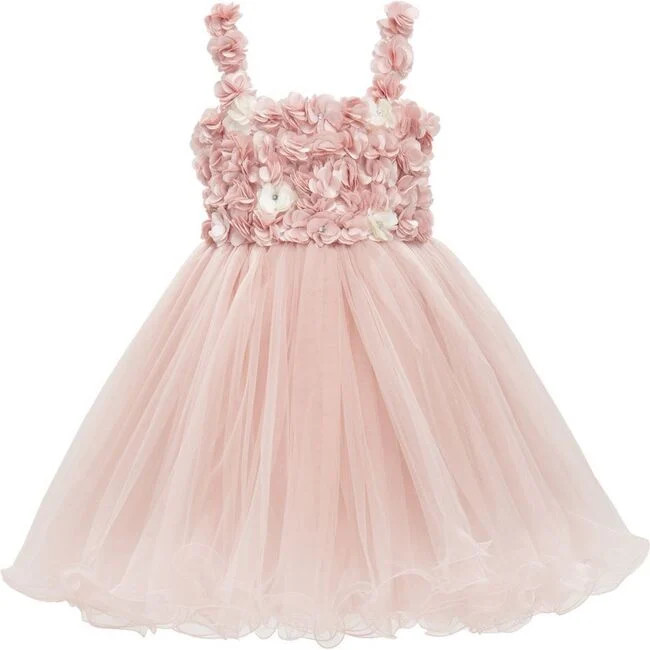Tulleen | Rose Campanula Dress, (Pink, Size 5Y) | Maisonette | Maisonette
