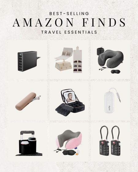 Sharing some of my favorite Amazon Finds Travel Essentials Edition 🫶🏻 Travel Makeup Bag, Makeup Bag, Travel Cup Holder, Luggage, Portable Charger, Travel Pillow, Neck Pillow, Makeup Brush Holder

#LTKsalealert #LTKtravel #LTKGiftGuide