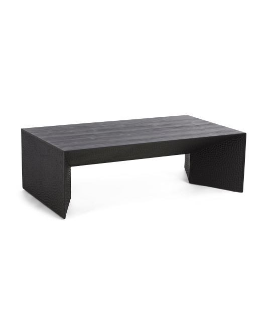 51in Orbina Pine Wood Textured Coffee Table | TJ Maxx