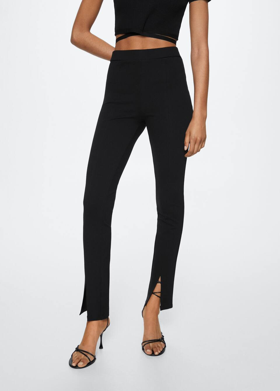 Slit hem leggings | MANGO (UK)
