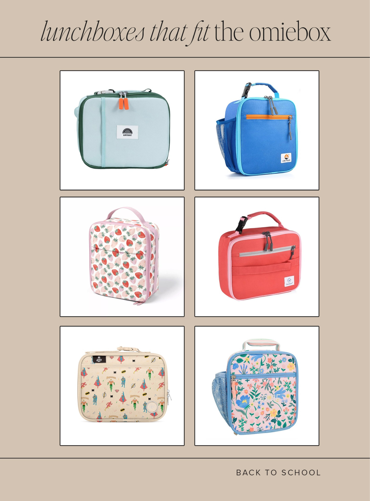insulated lunchboxes that fit the omiebox! 

#LTKKids #LTKFamily #LTKBacktoSchool