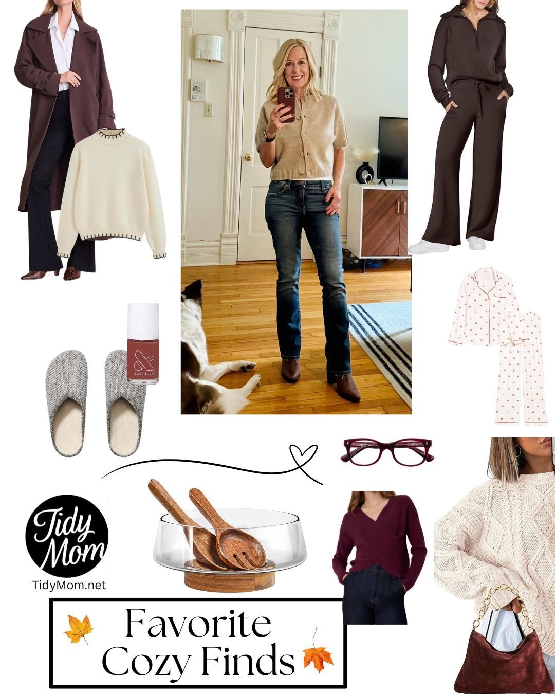 Fall fashion is here, and I’m all about the cozy layers! This short-sleeve knit cardigan pairs perfectly with slim boot jeans and booties for cooler days. I’m also loving the Rothy’s clogs and suede bag for everyday comfort and style. All my favorites are linked here!

#jeans #boots #sweater #fallstyle #ootd #athleisure #trenchcoat #pjs #pajamas #purse #bag #nailpolish #readers

#LTKOver40 #LTKSaleAlert #LTKSeasonal