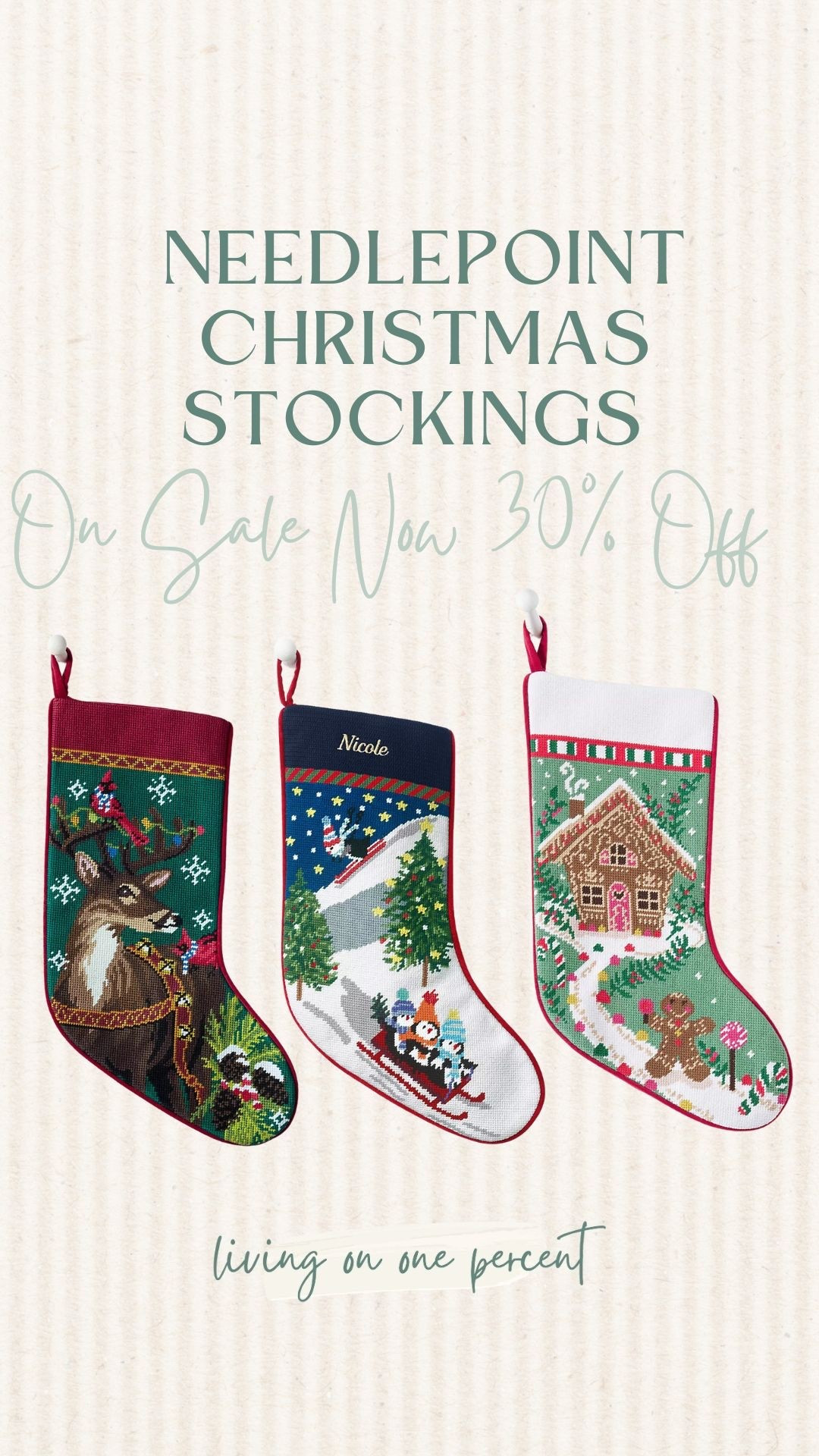 Love the traditional needlepoint stockings from lands end. They are timeless. up to 30% off now  

#LTKCyberWeek #LTKFindsUnder50 #LTKHoliday