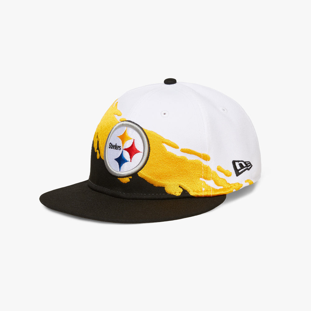 HOMAGE x New Era Pittsburgh Steelers Retro 9FIFTY Color Splash Hat | Homage