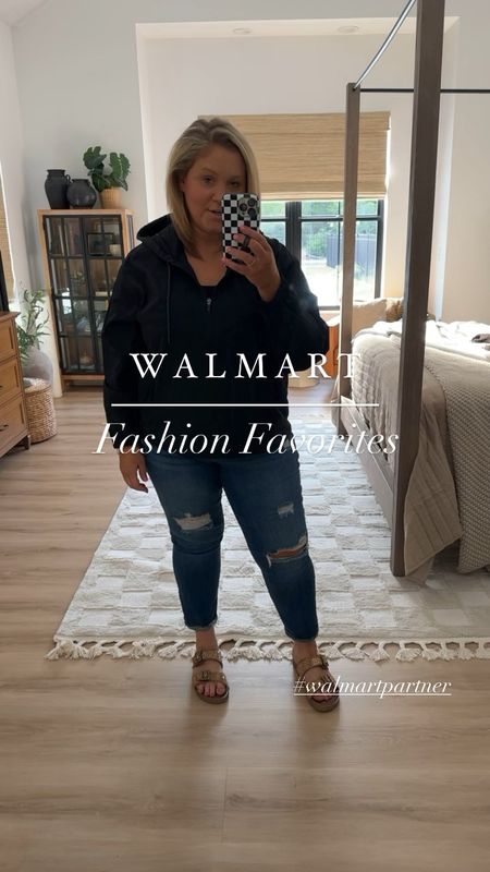 #walmartpartner  I’m sharing some of my current favorite Walmart fashion pieces:  The pullover jacket, jeans, romper, purse, earrings, and more, and also affordable!  I’m wearing and XL in everything, other than the jeans are 14. 

#walmart #walmartfashion @walmartfashion #midsizefashion #affordablefashion

#LTKmidsize #LTKover40 #LTKVideo