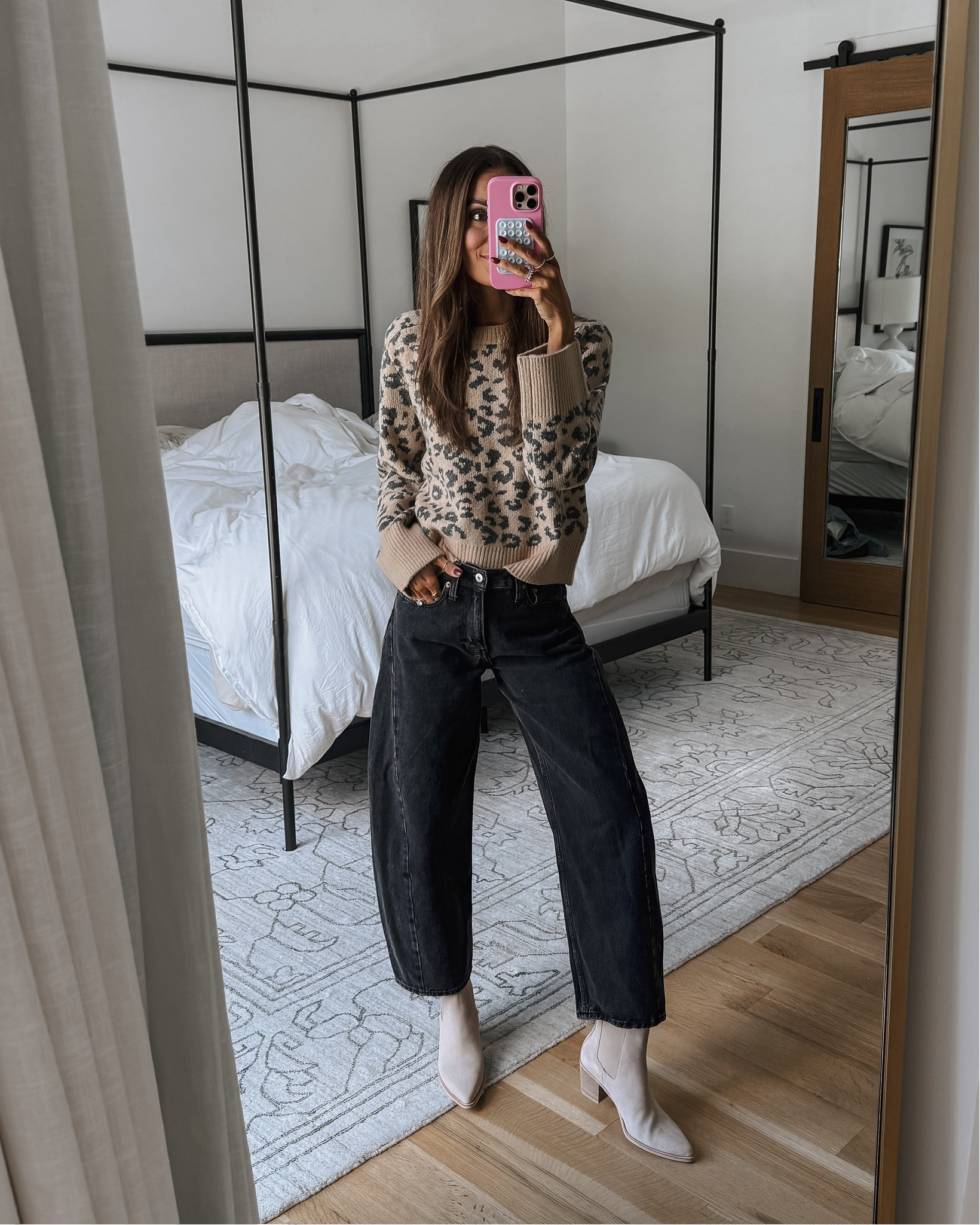 two of my fave trends this fall: leopard print + barrel jeans 🙌🏻 20% off with code AFLTK 💗


#LTKFallSale