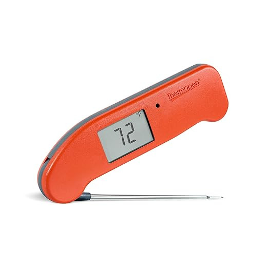 ThermoWorks Thermapen ONE, No. 1 Recommended Instant-Read Thermometer - Cayenne Pepper Red | Amazon (US)