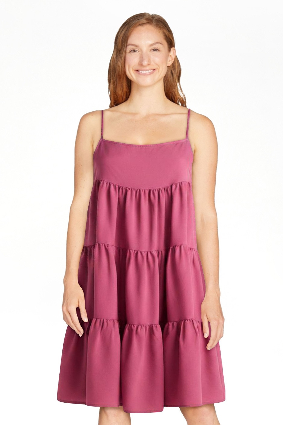 Scoop Women’s Flowy Tier Mini Dress, Sizes XS-XXL | Walmart (US)