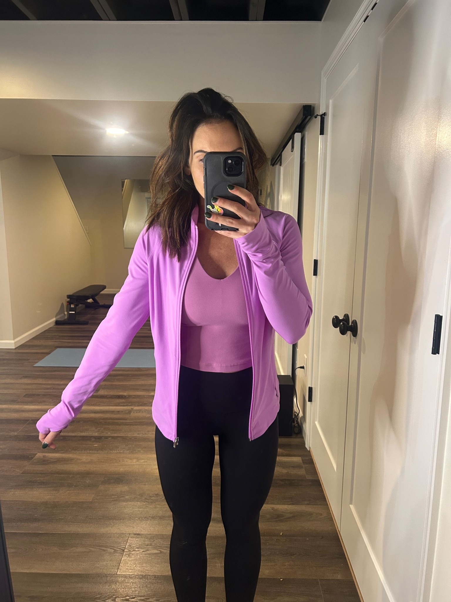 Today’s gym fit. Athleta sports bra and jacket currently on major sale!! 

#LTKSpringSale #LTKActive #LTKootd