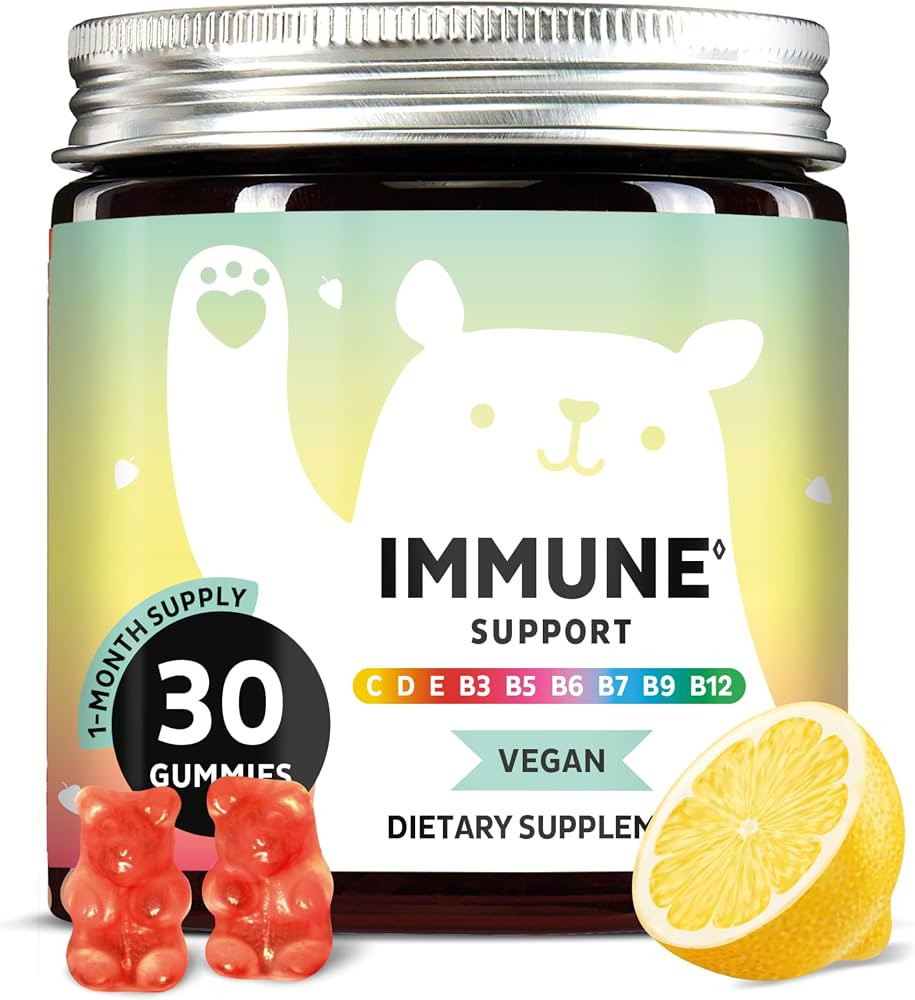 Bears with Benefits Immune Support Gummies \u2013 Vitamin C, D, B6 & B12 \u2013 Daily Immune Boos... | Amazon (US)