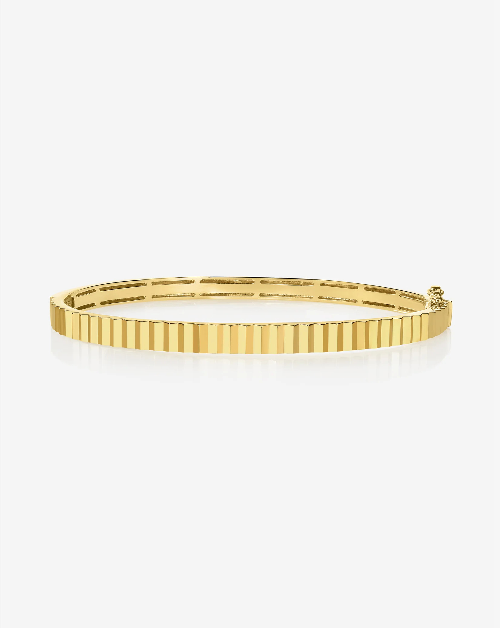 Fluted Gold Bangle | Ring Concierge