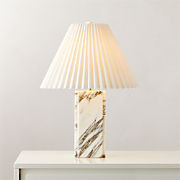 Bianca White Marble Table Lamp + Reviews | CB2 | CB2