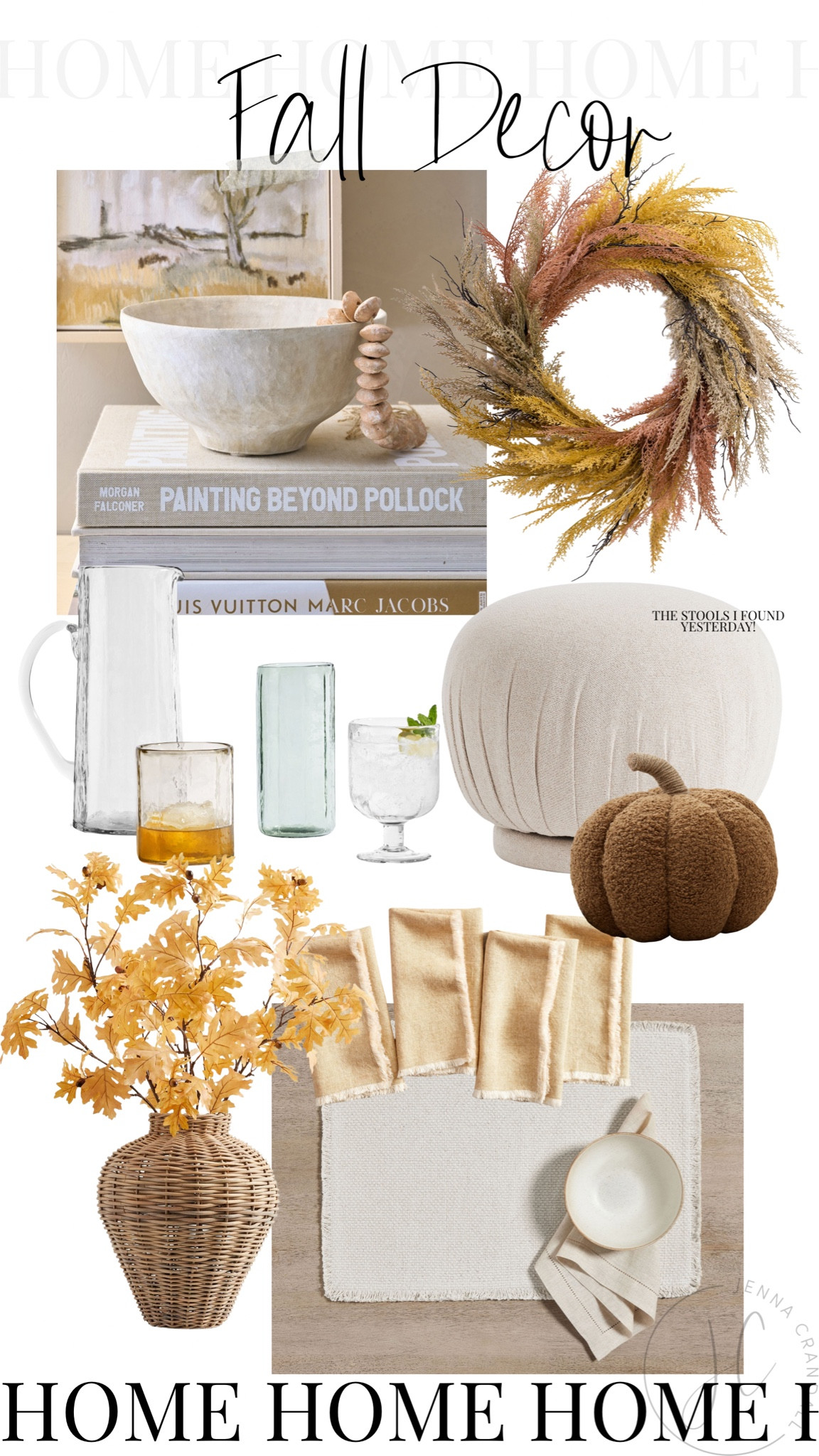 Fall decor from pottery barn— love these stools I found yesterday! 

#LTKhome #LTKHoliday #LTKSeasonal