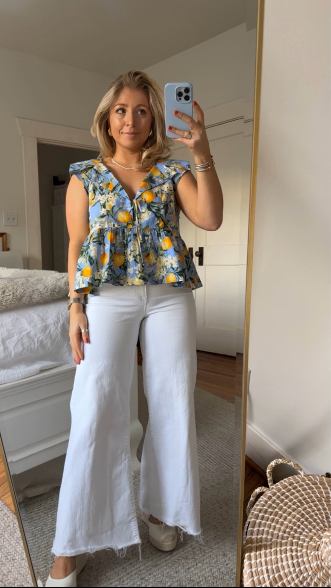 Lemon Print Blouse 

#LTKstyletip #LTKSeasonal #LTKfindsunder100