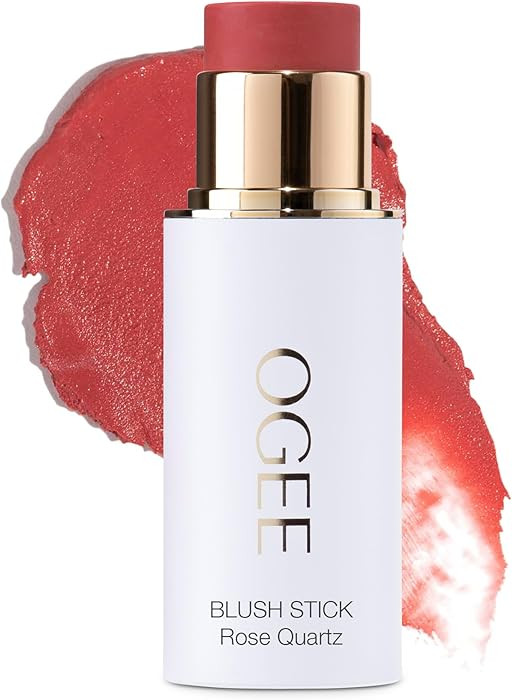 Ogee Sculpted Face Stick (ROSE QUARTZ - ROSE BLUSH) Certified Organic Blush Stick - Multi-Use Cre... | Amazon (US)