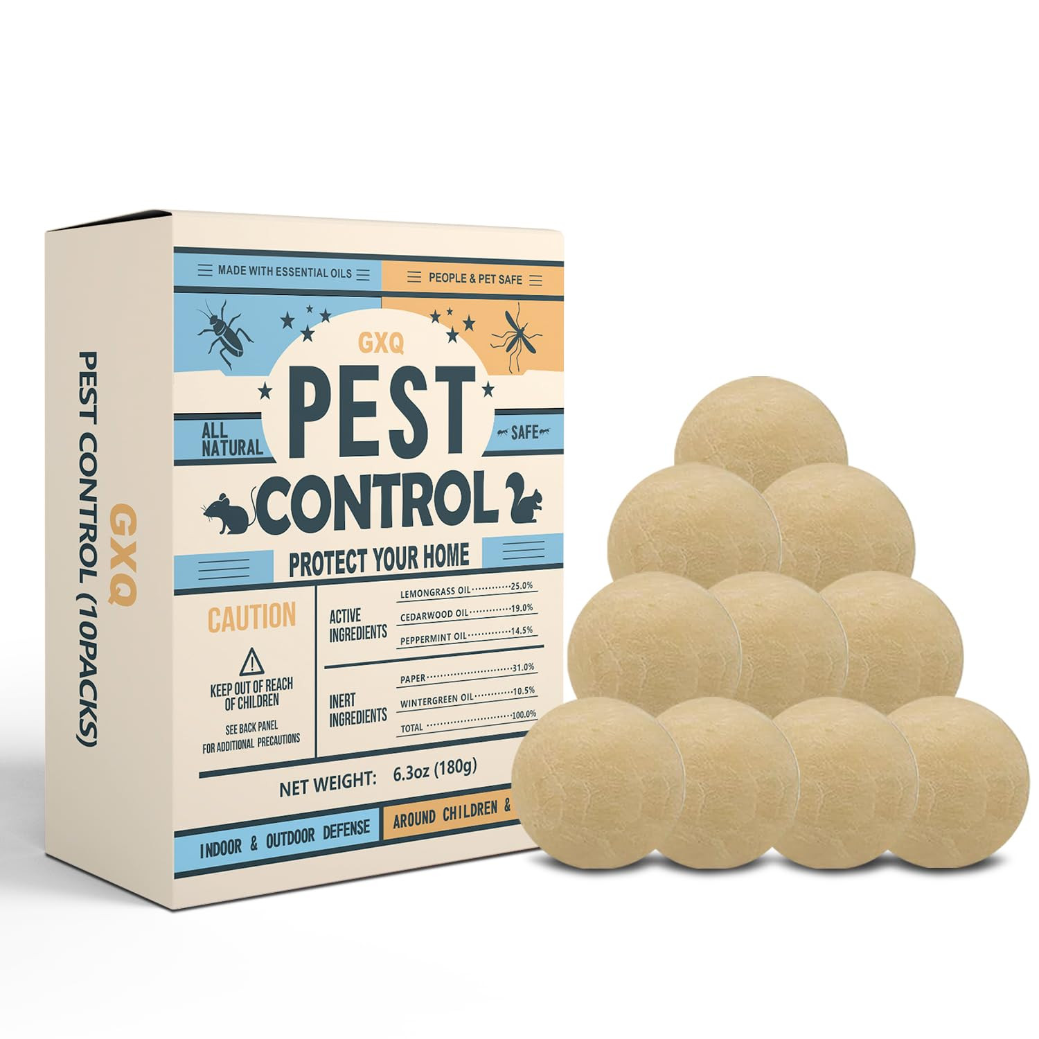 Pest Repellent Balls - Repel Rodent with Peppermint, High-Strength Mice, Mouse, and Rat Repellent... | Amazon (US)