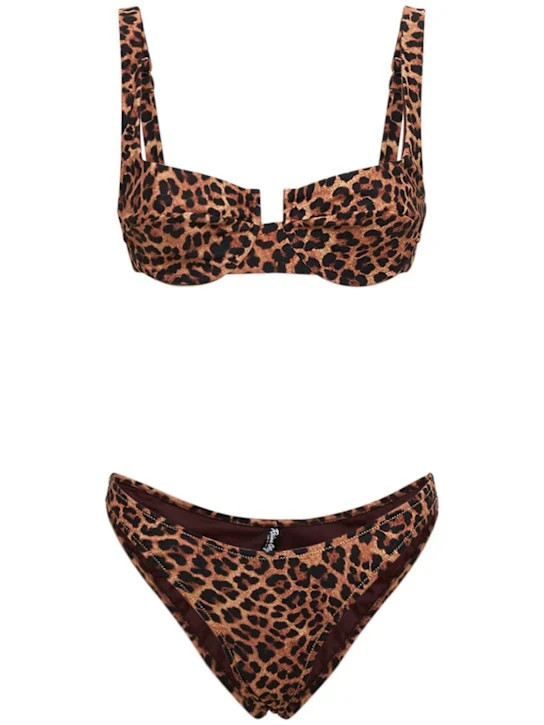 Brigitte underwired printed bikini set | Luisaviaroma