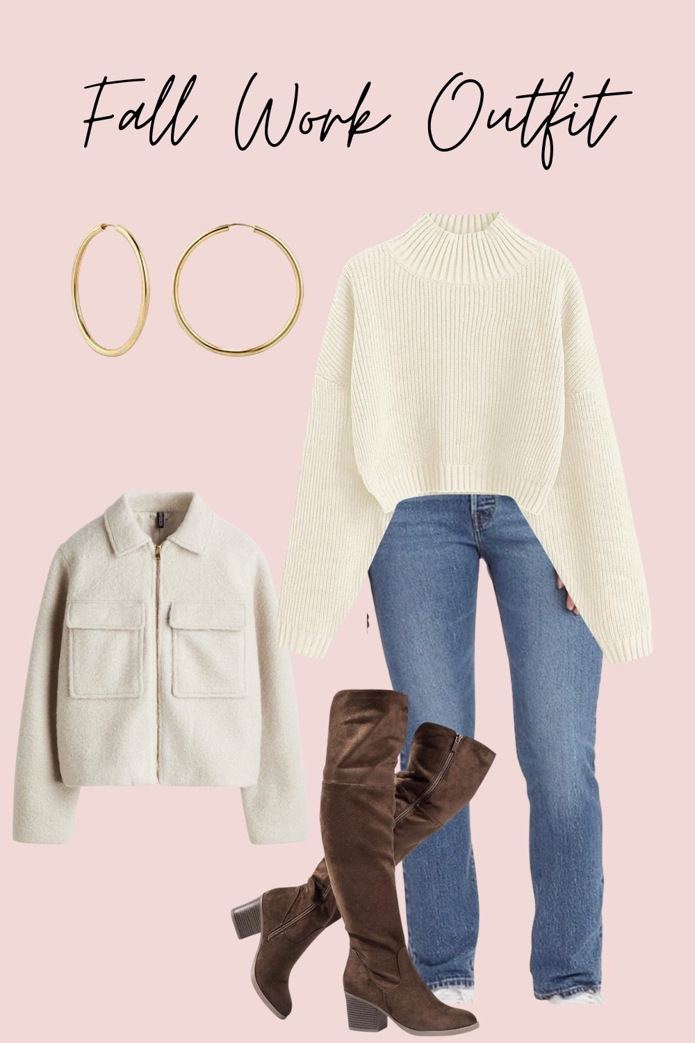 Fall wear. Fall Fashion. Fall Fashion. Fashion. Fall Outfit. Boots. Sweater. Slacks. Work outfit. Booties. Ankle boots. Accessories. Earrings.

#LTKFindsUnder50 #LTKootd #LTKSeasonal