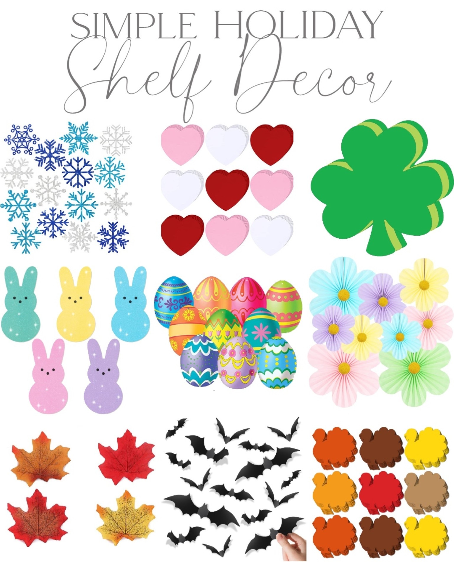 Cute holiday shelf decorations

#LTKFamily #LTKSeasonal #LTKKids