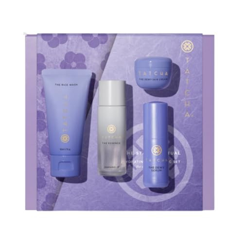 Tatcha The Starter Ritual Set - Ultra Hydrating for Dry Skin | 2 Week Introductory Set | $102 Value | Amazon (US)