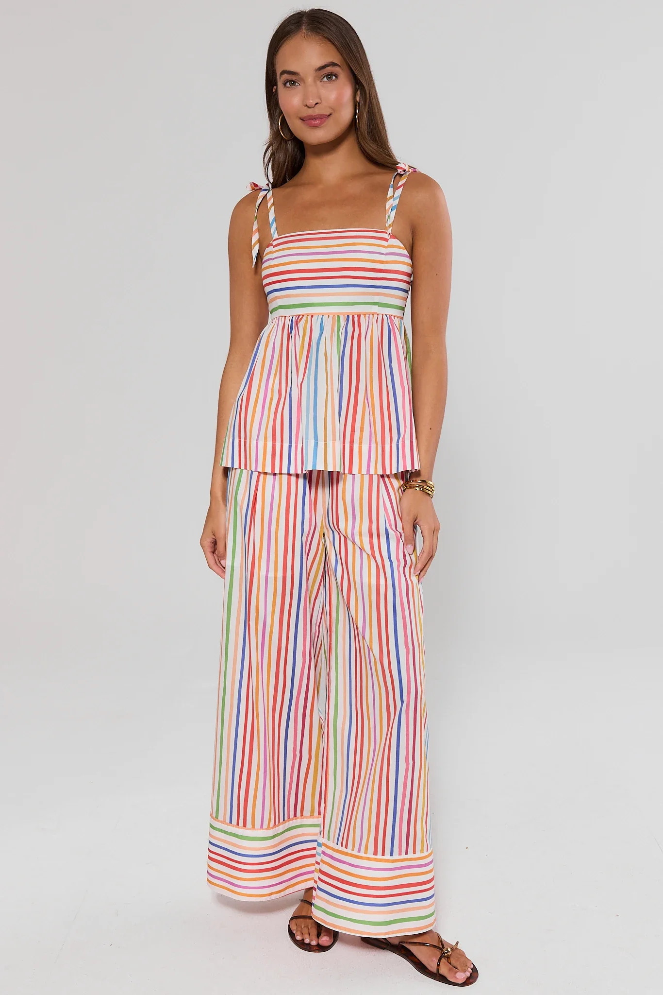 Ava Multi Striped Pants | Avara