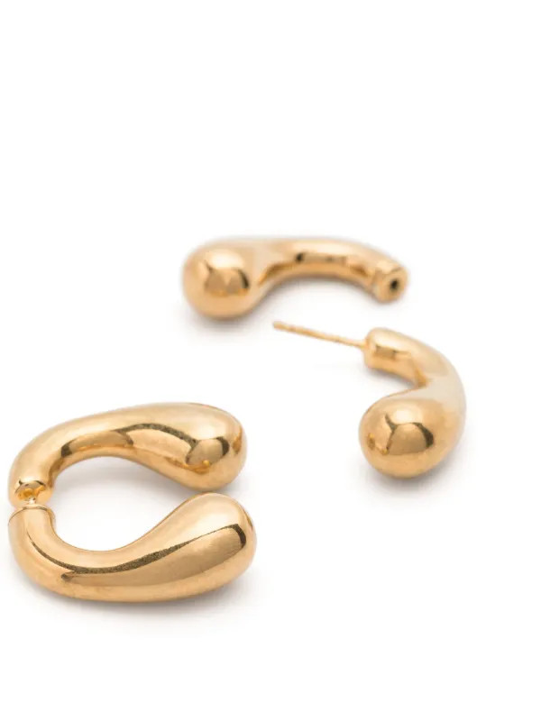stud copper earrings | Farfetch Global