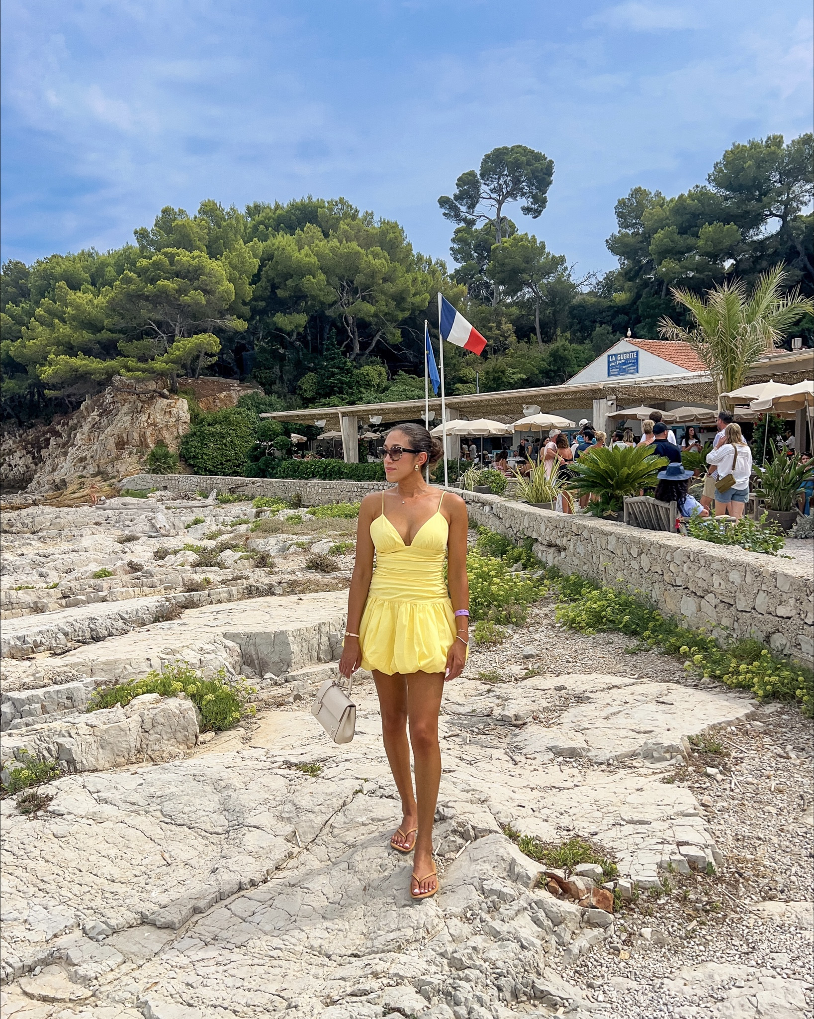 It was all ✨yellow✨ FUN& FLIRTY yellow mini (with adjustable straps) for La Guérite in Cannes! 

#LTKFindsUnder100 #LTKStyleTip #LTKTravel
