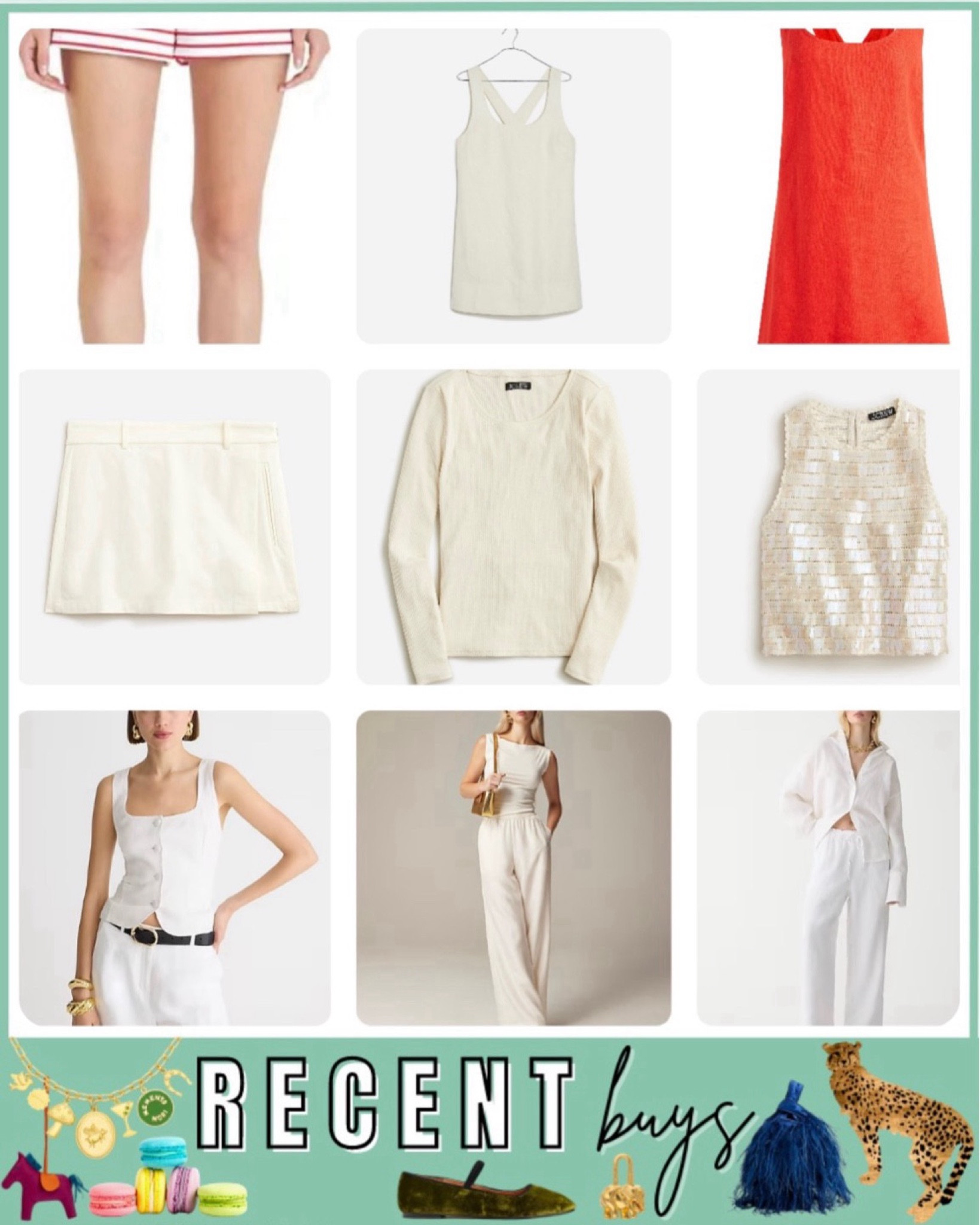 Recent buys - red stripe shorts, linen dresses in butter yellow and rouge, j crew tops and bottoms



#LTKFindsUnder100 #LTKSeasonal #LTKStyleTip