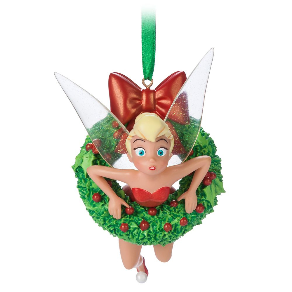 Tinker Bell Wreath Sketchbook Ornament – Peter Pan | Disney Store | Disney Store