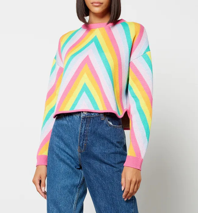 Olivia Rubin Micky Cotton-Jacquard Jumper | Coggles (Global)