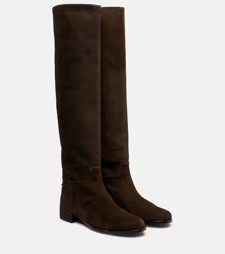 Suede over-the-knee boots | Mytheresa (INTL)