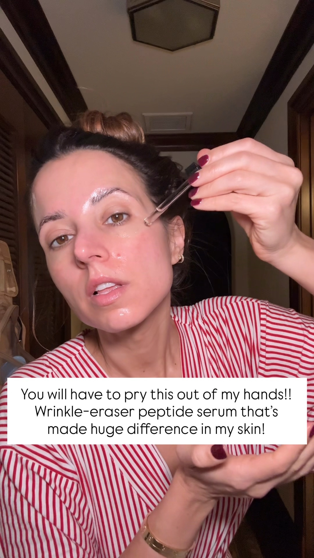 One of my favorite beauty products of 2025!! This wrinkle eraser peptide serum is LEGIT! I use morning and night! Helps extend life of Botox - even when mine starts to wear off, my face looks BETTER and less fine lines!

#LTKmorningroutine #LTKselfcare #LTKBeauty