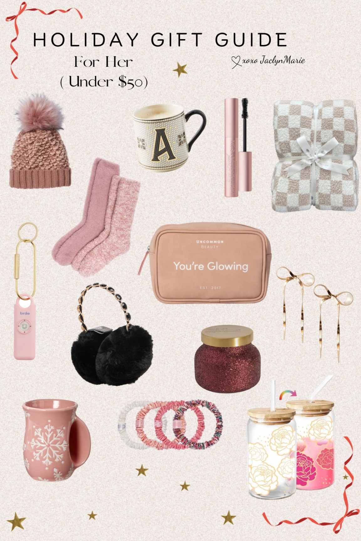 Gifts for her under 50 ; teacher gift ; stocking stuffer for her ; friend gifts ; secret Santa gift ; gifts under 50

#LTKGiftGuide #LTKHoliday #LTKfindsunder50