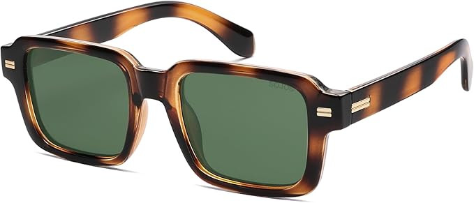 SOJOS Retro Square Polarized Sunglasses for Women Men, 70s 80s Classic Vintage Rectangle Shades S... | Amazon (US)