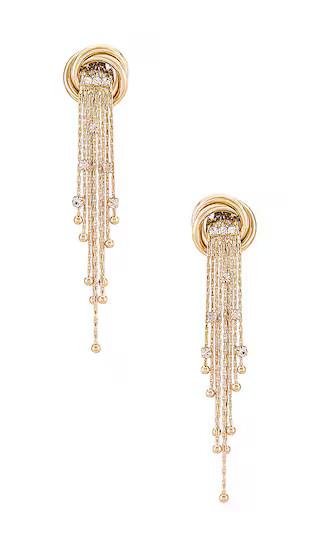 Echo Earrings in Gold | Revolve Clothing (Global)