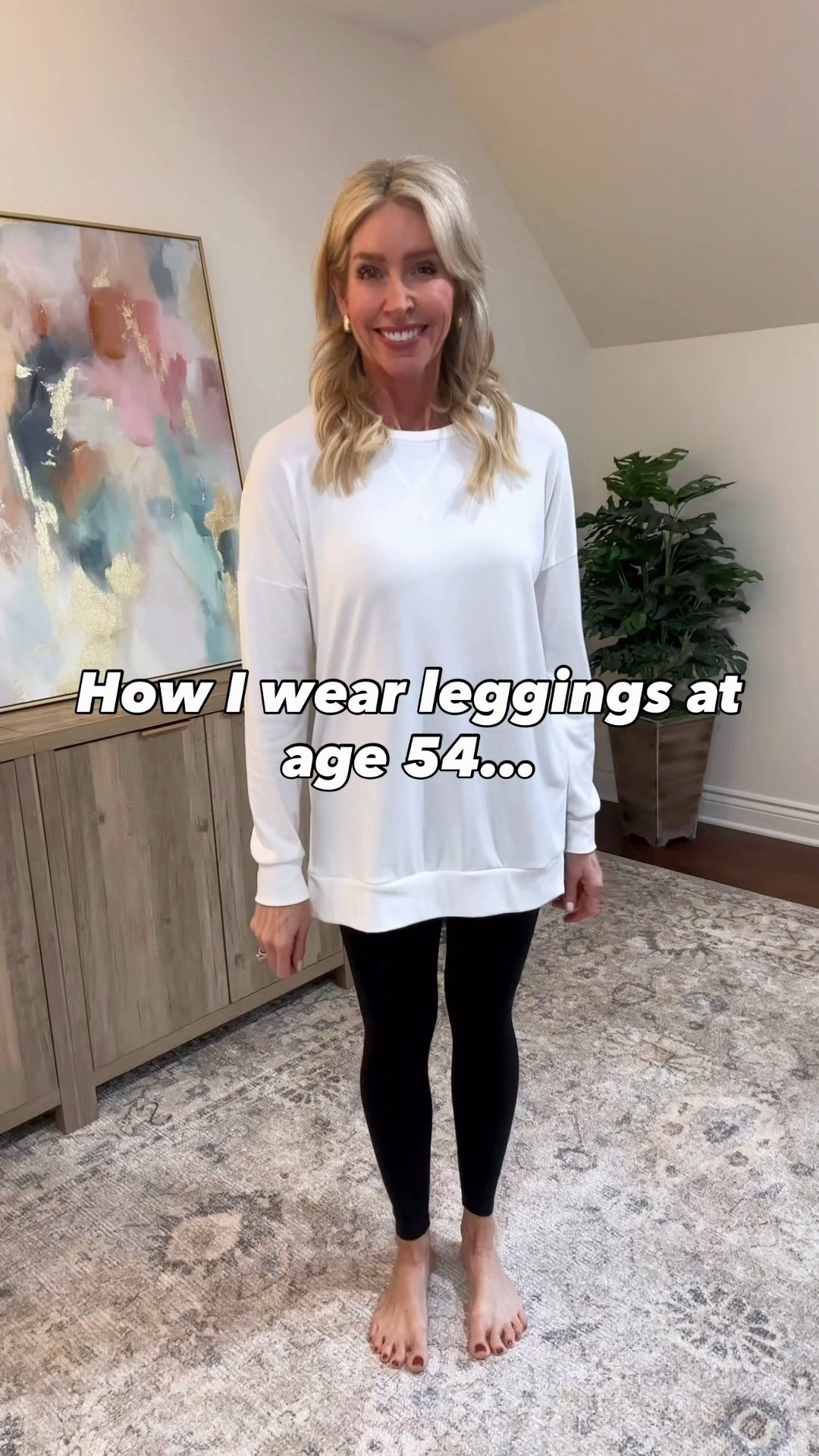 ✨At 54, I'm not giving up my leggings but I like to cover up the 🍑. So I wear an Amazon tunic top and comfy vest, flattering seamless front leggings and always add accessories!

Vest comes in 5 sizes and 10 colors and fits true to size. I sized up in the tunic for a roomier fit. Leggings run true to size. 

#LTKOver40 #LTKootd #LTKFindsUnder50