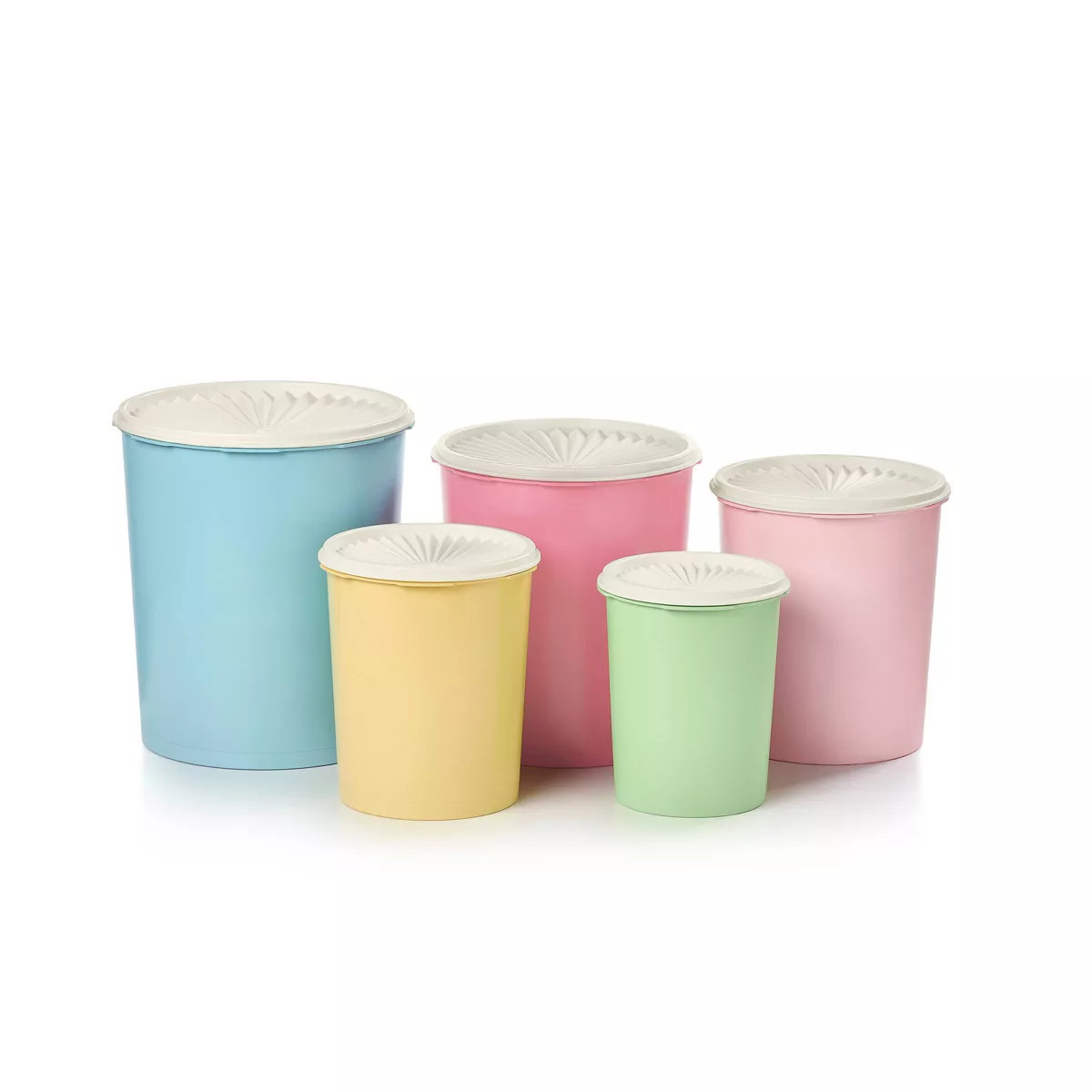 Tupperware Heritage 5pc Canisters Set Pastel | Target