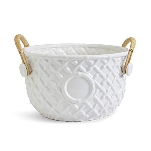 Two's Company Hampton Faux Bamboo Fretwork Party Bucket | Amazon (US)