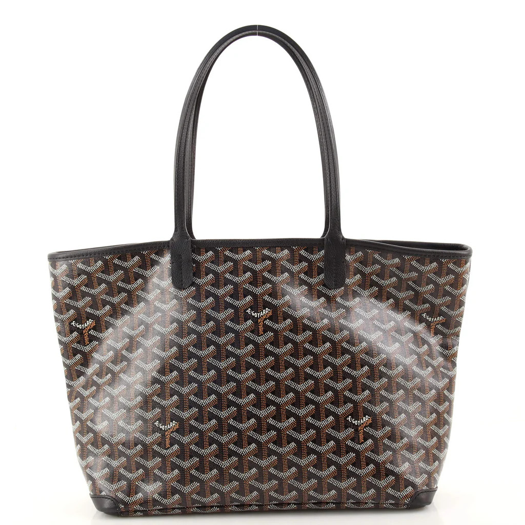 Goyard Artois Tote Coated Canvas PM Black 1834201 | Rebag