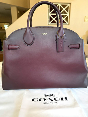 NWOT Coach Empire Carryall 40 - Merlot / Brass (Discontinued Color) | eBay US